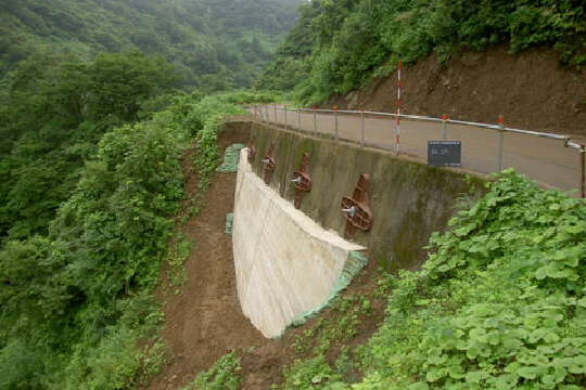 林道南葉山線災害復旧工事