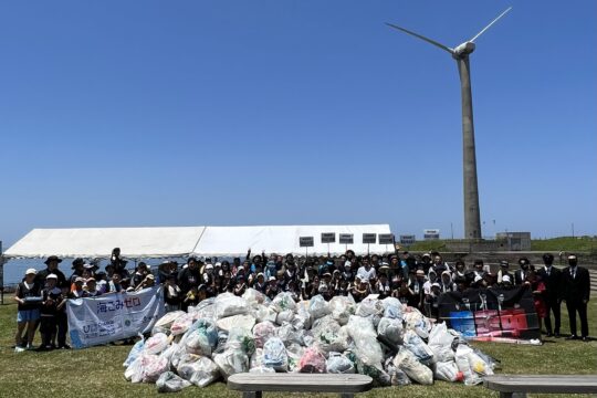 清走中に特別協賛、当日スタッフとして参加しました。